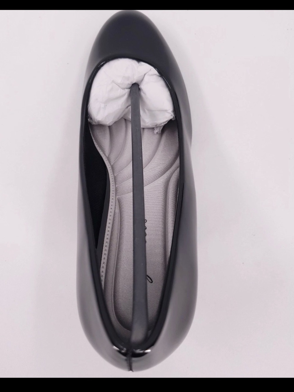 Women’s easy street Black Patent Mid Heel Pumps Size 11m New No Box - Picture 6 of 7